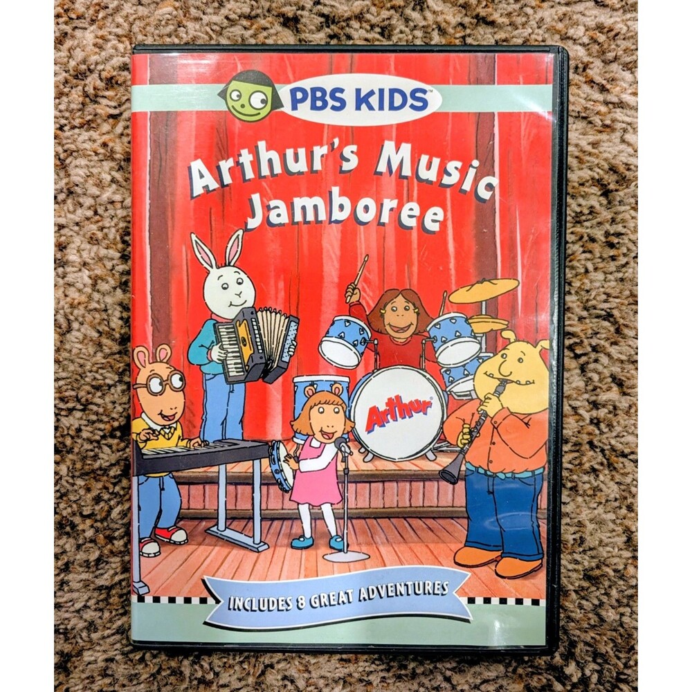 Arthur's Music Jamboree DVD (PBS Kids) - Includes 8 Great Adventures / Episodes